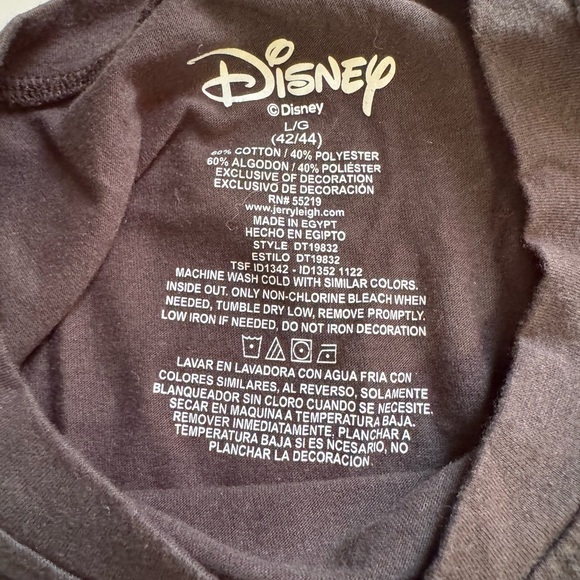 Disney Mickey Mouse Embroidered Stepping Out Of Pocket mens large - Picture 5 of 7